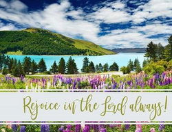 Image of Autograph Book Rejoice in the Lord Always