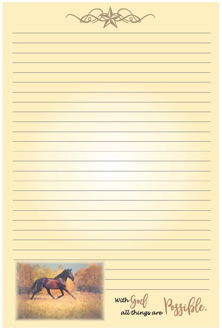 Note Pad All Things are Possible 6 x 9 N/A