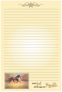 Image of Note Pad All Things are Possible 6 x 9 N/A