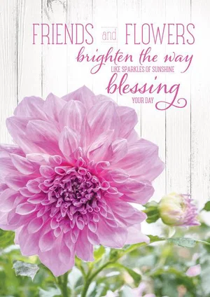 Writing Tablet: Friends & Flowers