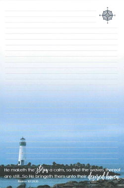 Image of Double Sided Notepad Lighthouse 6’x 9”