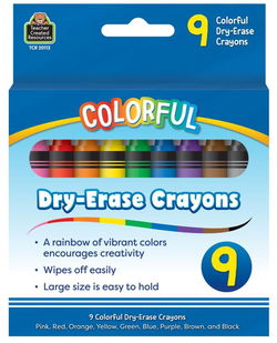 Image of Colorful Dry-Erase Crayons