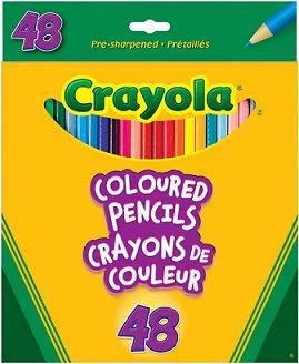 Pencils Coloured 48's Crayola