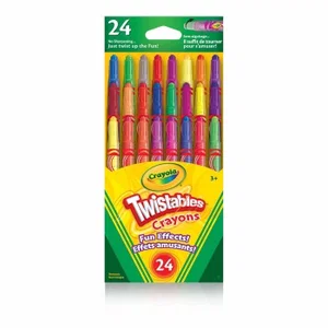 Crayola 24 Mini Twistables Fun Effects
