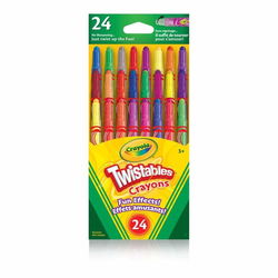 Image of Crayola 24 Mini Twistables Fun Effects