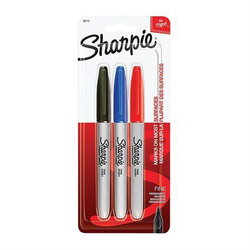 Image of Sharpie Fine Marker 3 pk Assorted Colours