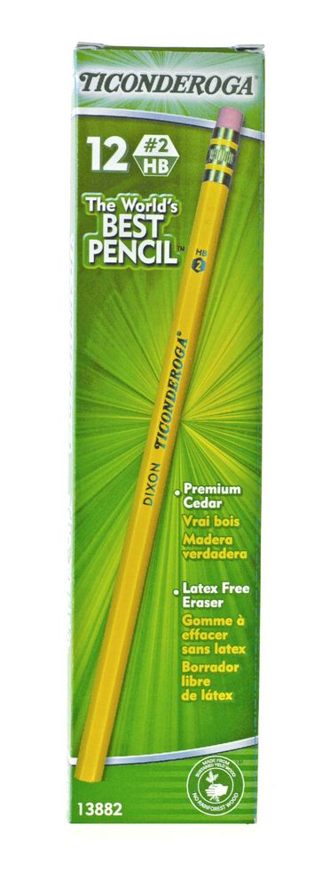 Image of Ticonderoga Dixon HB #2. 12pk