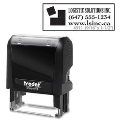 Image of Trodat Printy 4911 Self Inking Stamp 1.5′ x 0.55′