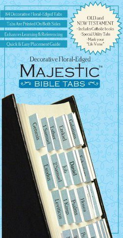 Image of Bible Tab-Majestic-Floral Edged