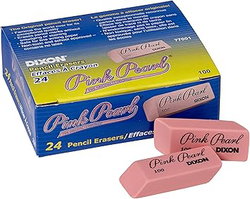 Image of Pink Pearl Eraser – Medium Pack of 24