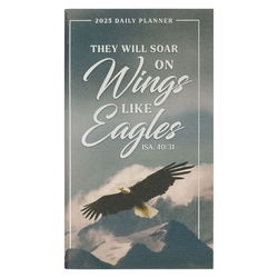 Image of 2025 Daily Planner Sm Wings Like Eagles Isa. 40:31