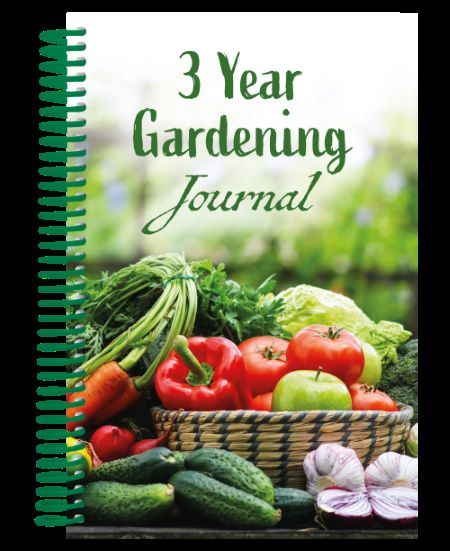 Image of 3 Year Gardening Journal
