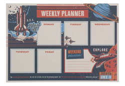 Image of Weekly Planner Undated Strong and Courageous Josh. 1:9