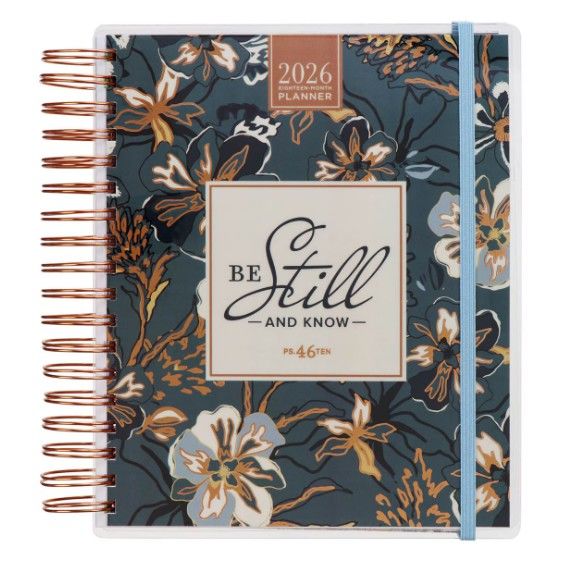 Image of 2026 Wire 18 Month Planner Be Still and Know Ps. 46:10