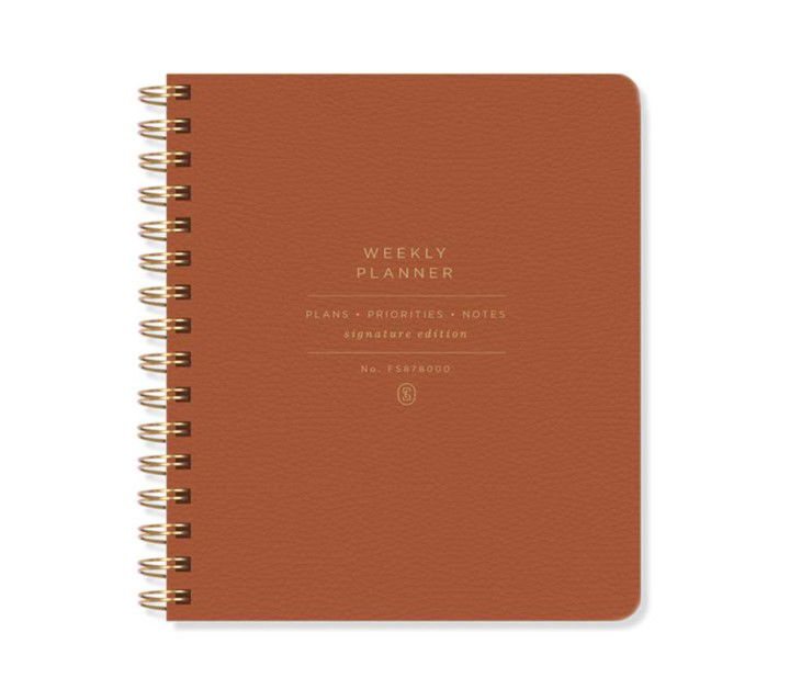 Image of Weekly Planner Standard Cognac