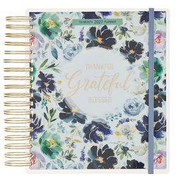 Image of 2027 Wire 18-Month Planner Thankful Grateful Blessed