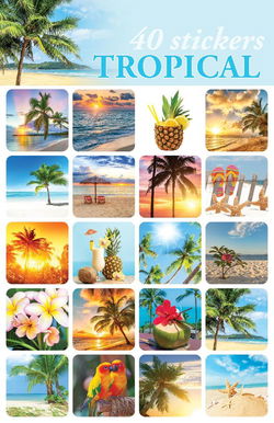 Image of Tropical Stickers 40 pk.