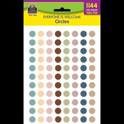 Image of Everyone is Welcome Circles Mini Stickers Valu-Pak