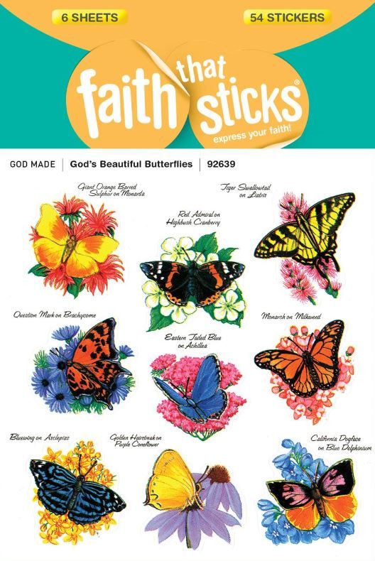 Image of Gods Beautiful Butterflies -Faith That Sticks