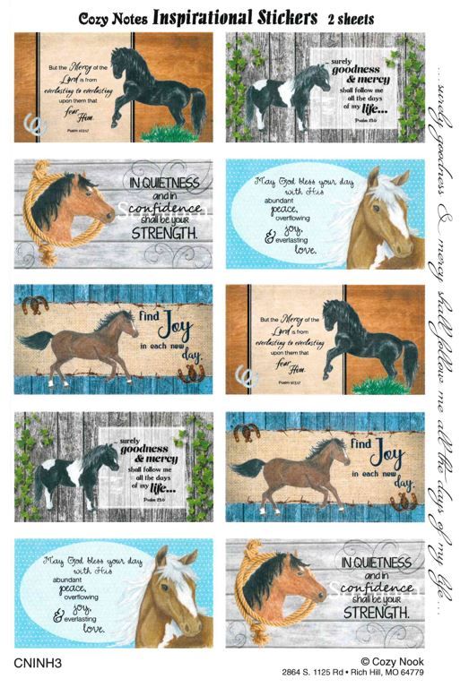 Image of Stickers Surely Goodness and Mercy  2 sheets