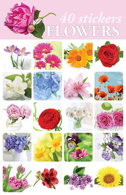 Image of Stickers Flowers 40pk