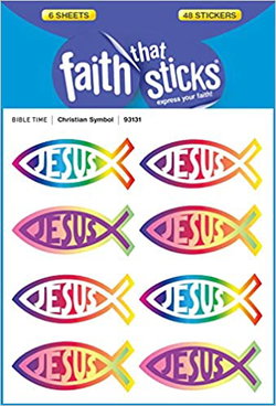 Image of Christian Symbol -Faith That Sticks Stickers
