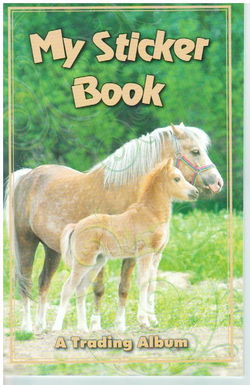 Image of My Sticker Album – Pony with Colt – Trading Album