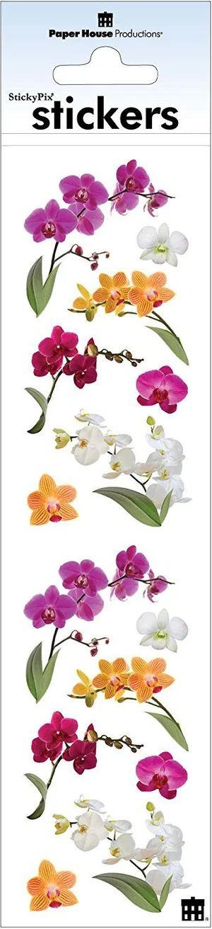 Stickers Orchids Flowers