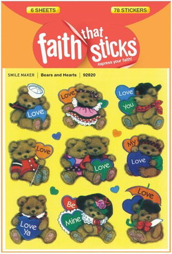 Image of Bears and Hearts -Faith That Sticks