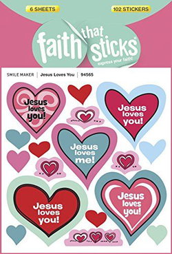Image of Jesus Loves You -Faith That Sticks