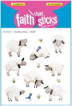 Image of Counting Sheep -Faith That Sticks Stickers
