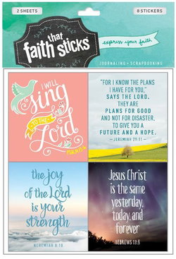 Image of Jeremiah 29:11 -Faith That Sticks Stickers