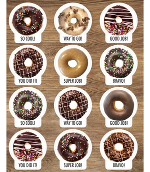 Stickers Donuts Shaped