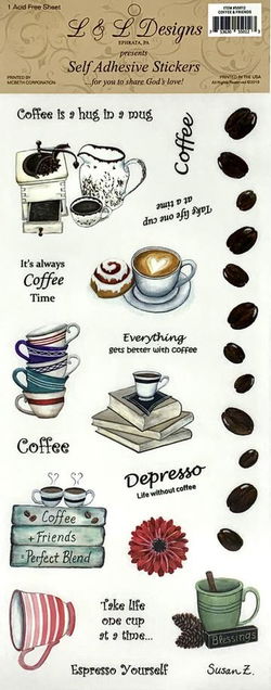Image of Stickers Coffee & Friends 1 Sheet