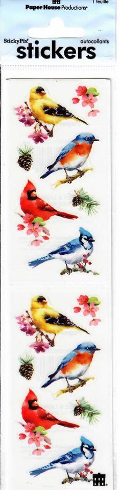 Image of Stickers Watercolor Birds