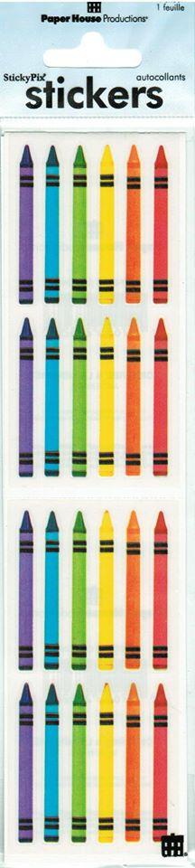 Image of Stickers Crayons