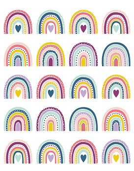 Image of Rainbows Stickers Oh Happy Day