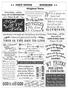 Stickers Large Original Verse 8 1/2 x 11" sheet