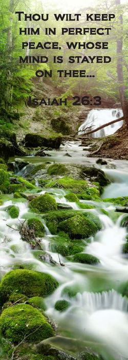 Image of Bookmark Perfect Peace Isaiah 26.3 N/A