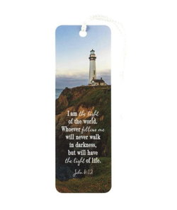 Image of Bookmark Lighthouse Tassel John 8:12