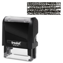 Image of Trodat Message Stamp – 1.88″ x 0.75″
