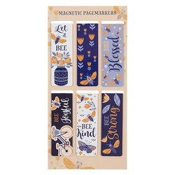 Image of Magnetic Bookmark Set Let It Bee