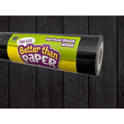Image of Fun Size Vertical Black Wood – Better Than Paper Bulletin Board Roll