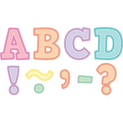 Image of Pastel Pop – Bold Block 3′ Magnetic Letters-DWSO