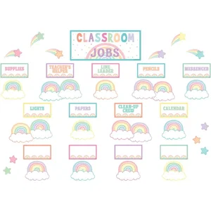 Pastel Pop - Classroom Jobs Mini Bulletin Board