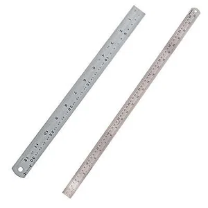 Aluminum Metal Ruler Imperial/Metric