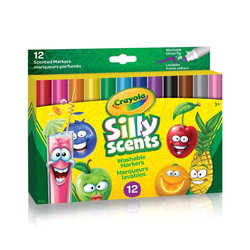 Image of Crayola Silly Scents Washable Markers, 12 Count