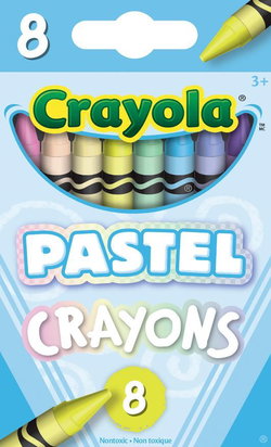 Image of Crayola 8 Pastel Crayons