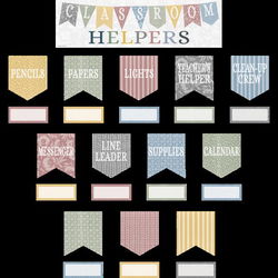 Image of Classroom Cottage Classroom Helpers Mini Bulletin Board