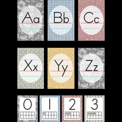 Image of Classroom Cottage Alphabet Bulletin Board